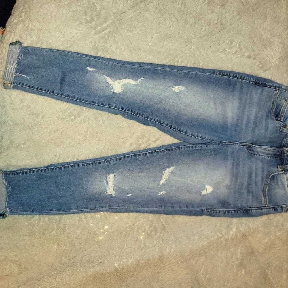 Lula Roe Distressed skinny jeans (Size 28)